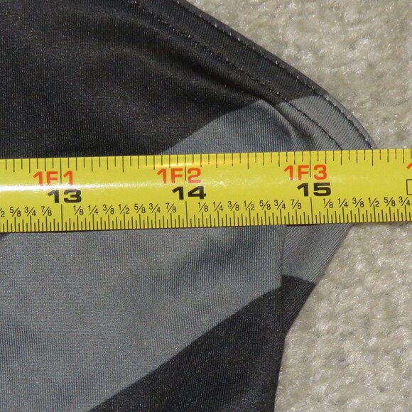 Adidas Sz Small Aeroready Pro Women's Tennis Y-Tank Top Black Gray White Stripe - Picture 9 of 16